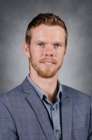 Picture of a person with a blue suit