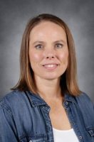 Picture of a woman with a blue jacket